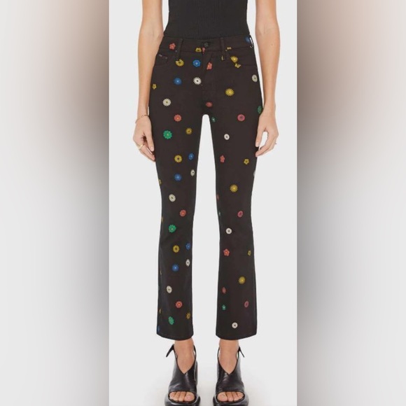 Mother Jeans NWT The Insider Flood Fresh As A Daisy, Size 25 - Picture 1 of 13